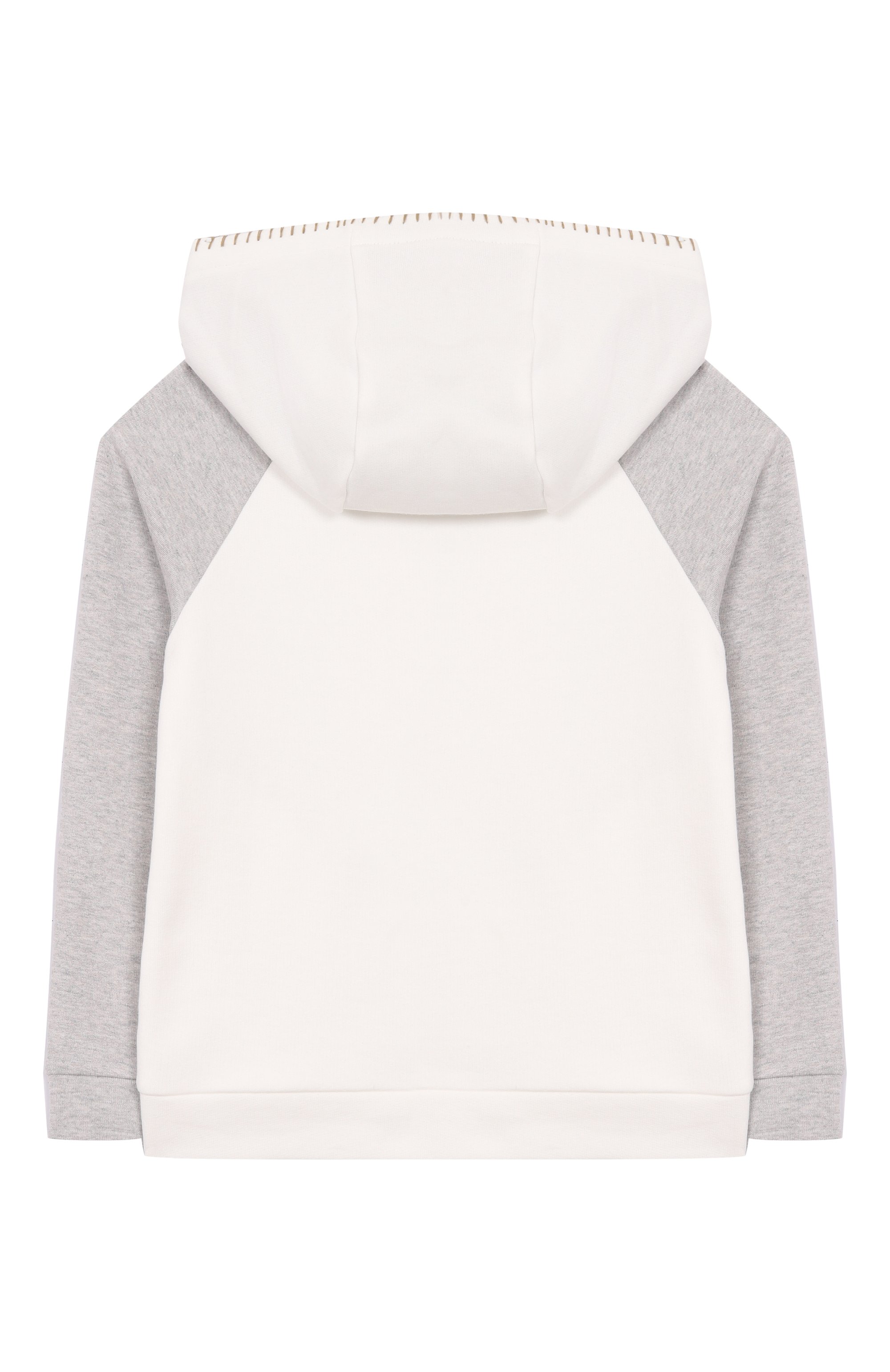 Хлопковое худи ELEVENTY молочного цвета по цене 16300 руб., арт. EW4P40/Z1293/10-16, фото 2 Хлопковое худи ELEVENTY, арт. EW4P40/Z1293/10-16, фото 2