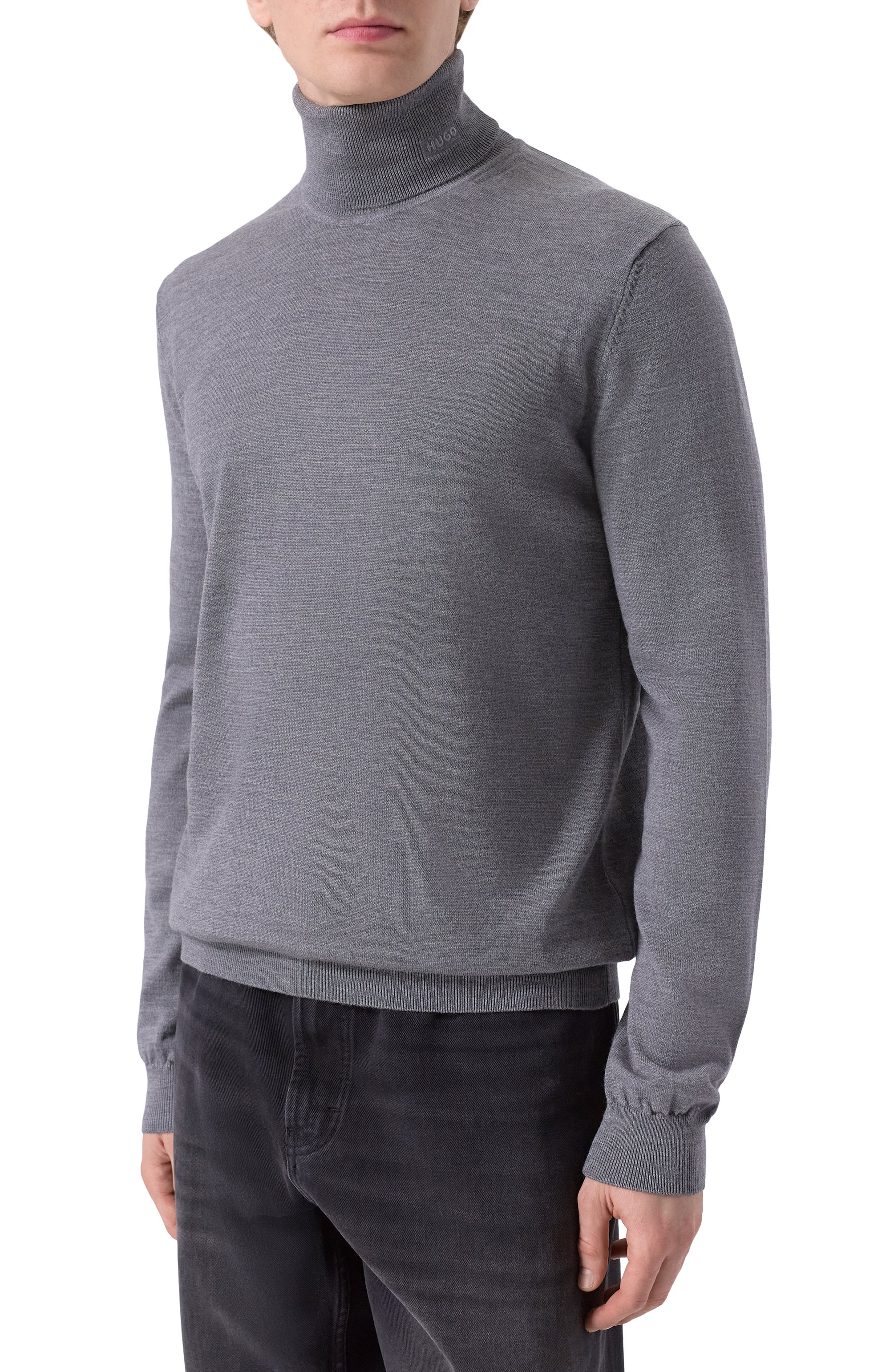 Шерстяная водолазка HUGO, арт. 50474174, фото 3