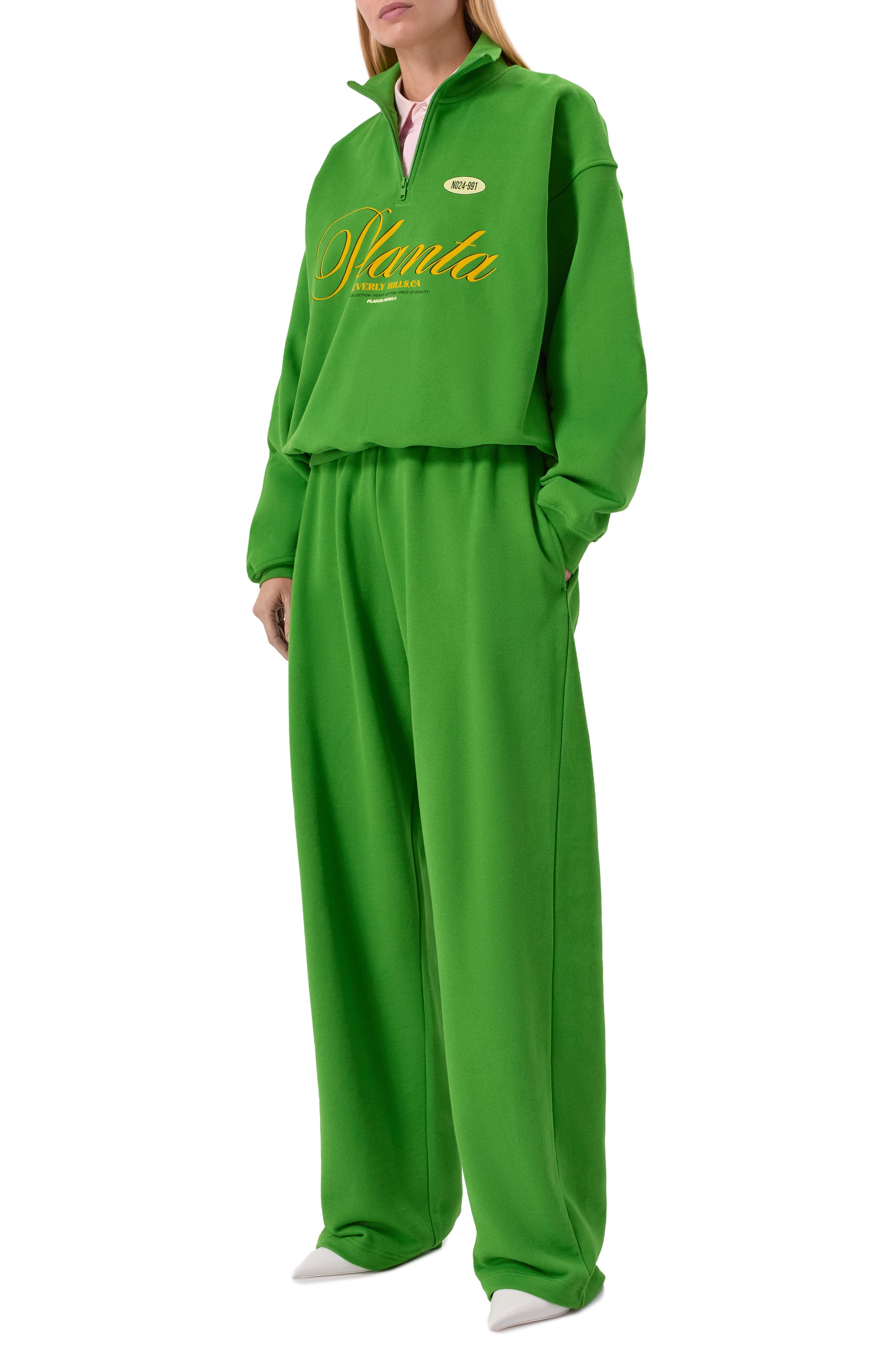 Хлопковый свитшот PLANTA ROSA, арт. PR/A/VINTAGE/470VELVET, фото 5