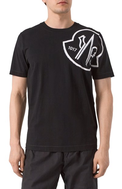 Хлопковая футболка 6 moncler x 1017 alyx 9sm MONCLER GENIUS, арт. 8C00001/M2780/999, фото 3