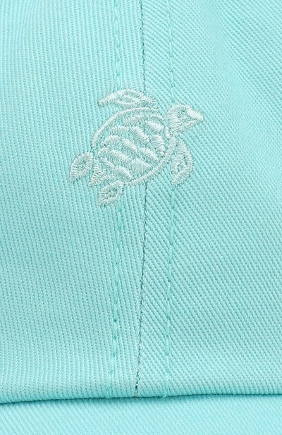 Хлопковая бейсболка VILEBREQUIN голубого цвета по цене 5890 руб., арт. CPIE9400, фото 3 Хлопковая бейсболка VILEBREQUIN, арт. CPIE9400, фото 3