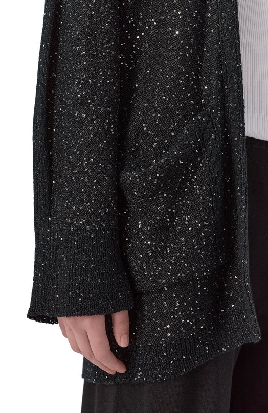 Кардиган с отделкой пайетками Freeage S26.CR109P.1889.900 Чёрный  S26.CR109P.1889.900 Фото 5