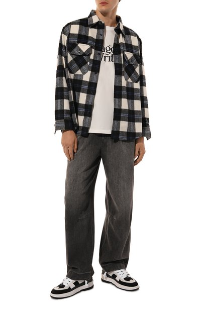 Комбинированные кеды area patchwork AXEL ARIGATO черно-белого цвета по цене 36600 руб., арт. F2703001, фото 2 Комбинированные кеды area patchwork AXEL ARIGATO, арт. F2703001, фото 2