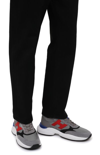 Комбинированные кроссовки HOGAN, арт. HXM5450DN90R18, фото 3