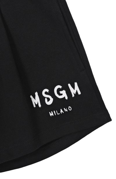 Хлопковые шорты MSGM KIDS, арт. S6MSJGSH066, фото 3