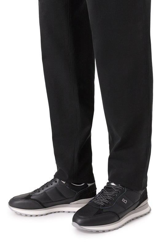 Кожаные кроссовки Newport Bogner 12621415 Чёрный  12621415 Фото 3