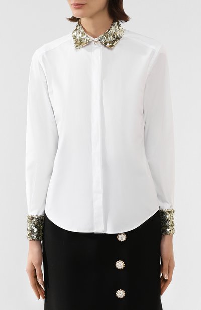 Хлопковая рубашка DOLCE & GABBANA, арт. F5L31T/FUEAJ, фото 3