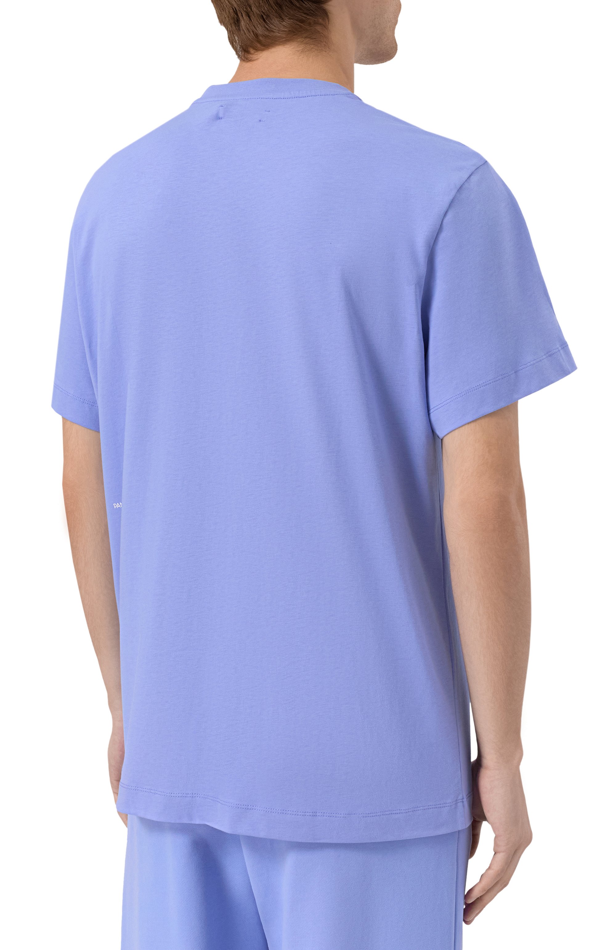 Хлопковая футболка PANGAIA сиреневого цвета по цене 8775 руб., арт. 10000287, фото 4 Хлопковая футболка PANGAIA, арт. 10000287, фото 4