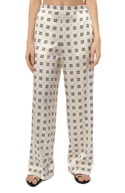 Шелковые брюки AND THE BRAND, арт. P004-7002-15Z-S23, фото 3