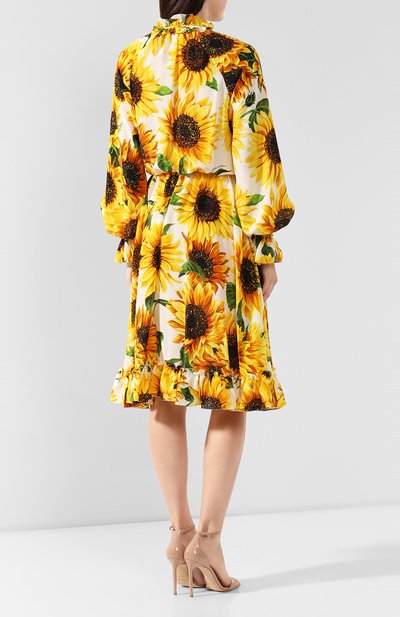 Шелковое платье DOLCE & GABBANA, арт. F6E6KT/HS15K, фото 4