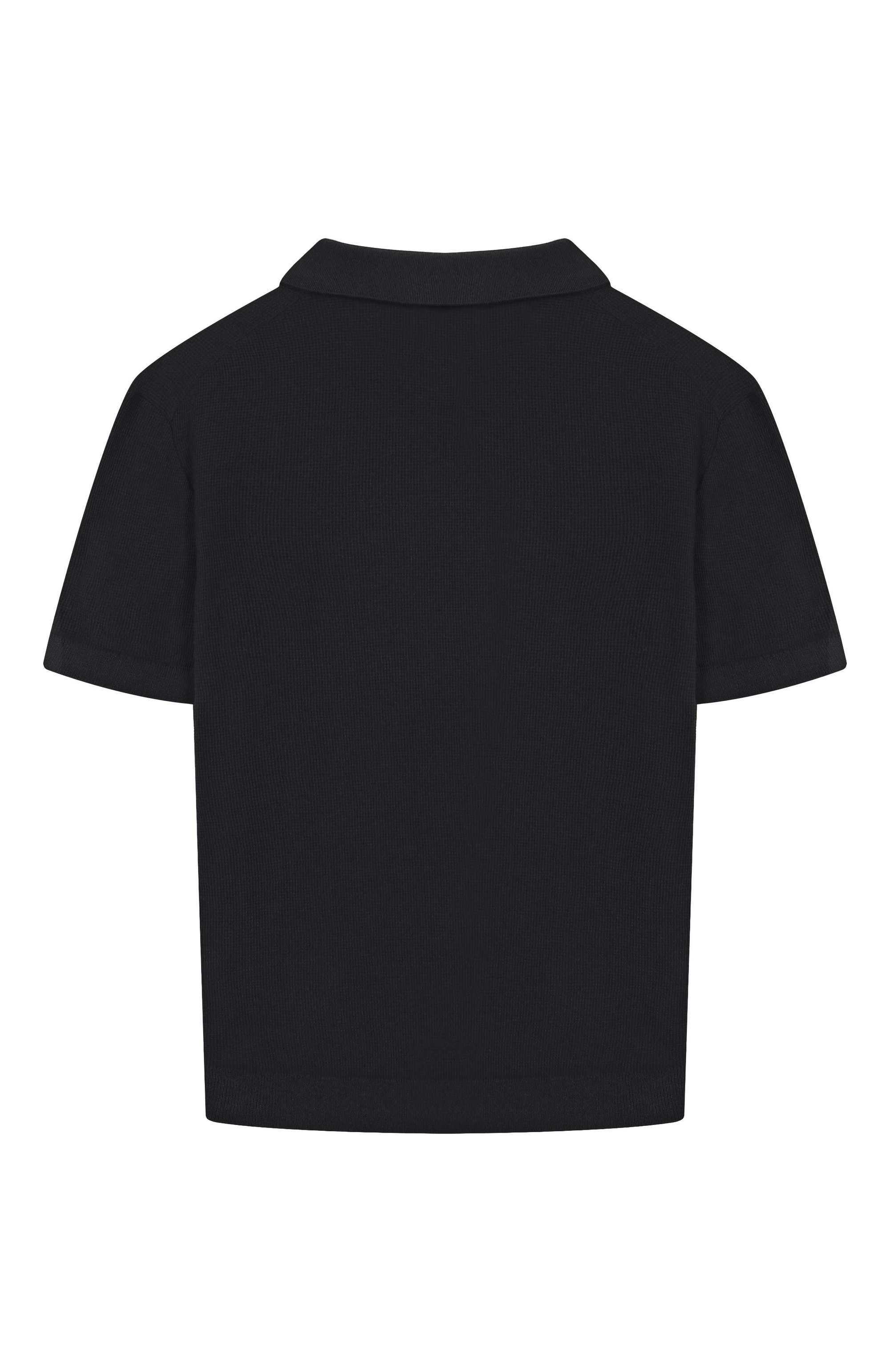 Хлопковое поло PAOLO PECORA MILANO темно-синего цвета по цене 17100 руб., арт. PP4178_001, фото 2 Хлопковое поло PAOLO PECORA MILANO, арт. PP4178_001, фото 2