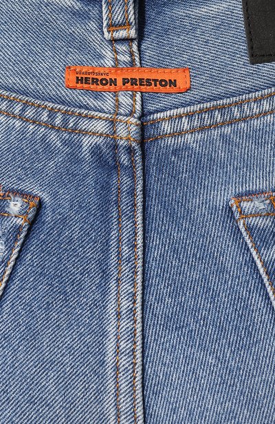 Джинсы HERON PRESTON синего цвета по цене 54950 руб., арт. HWYA002E196410267398, фото 5 Джинсы HERON PRESTON, арт. HWYA002E196410267398, фото 5