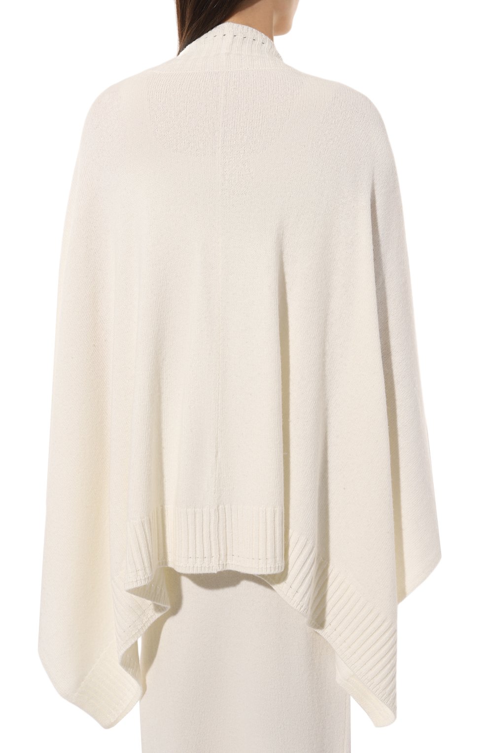 Накидка из вискозы и шерсти ERMANNO SCERVINO, арт. D434D500APDAN, фото 4