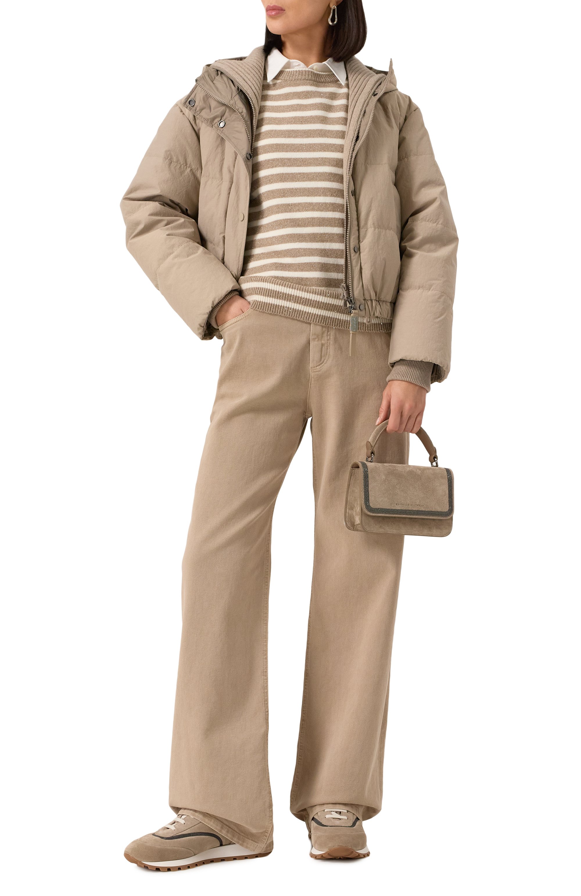 Пуловер из кашемира и шерсти BRUNELLO CUCINELLI, арт. MBM75BP407, фото 2