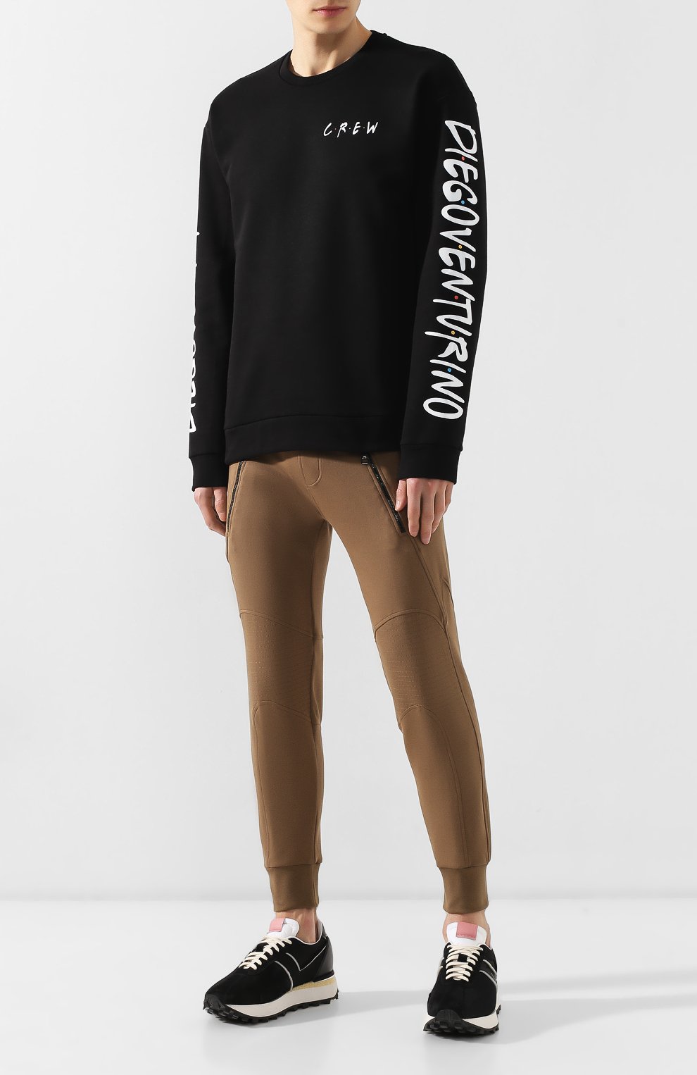 Хлопковый свитшот DIEGO VENTURINO, арт. SS19 - DV FLG CFD, фото 2