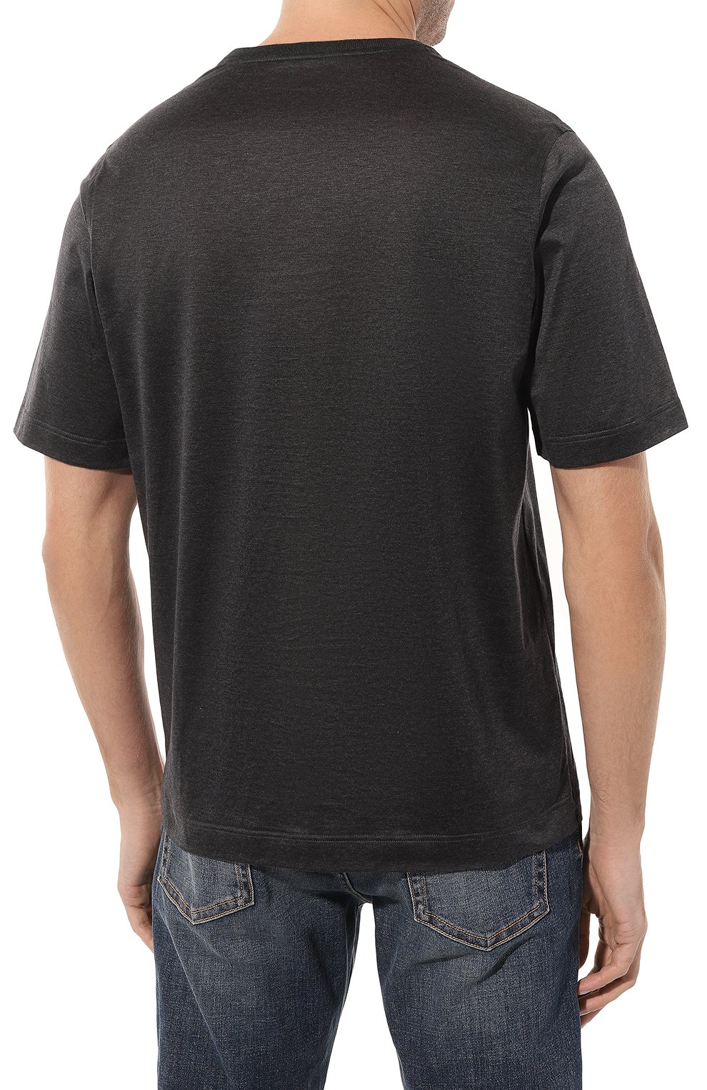 Хлопковая футболка ZILLI, арт. TSR02DZS56014ZS00000W, фото 4