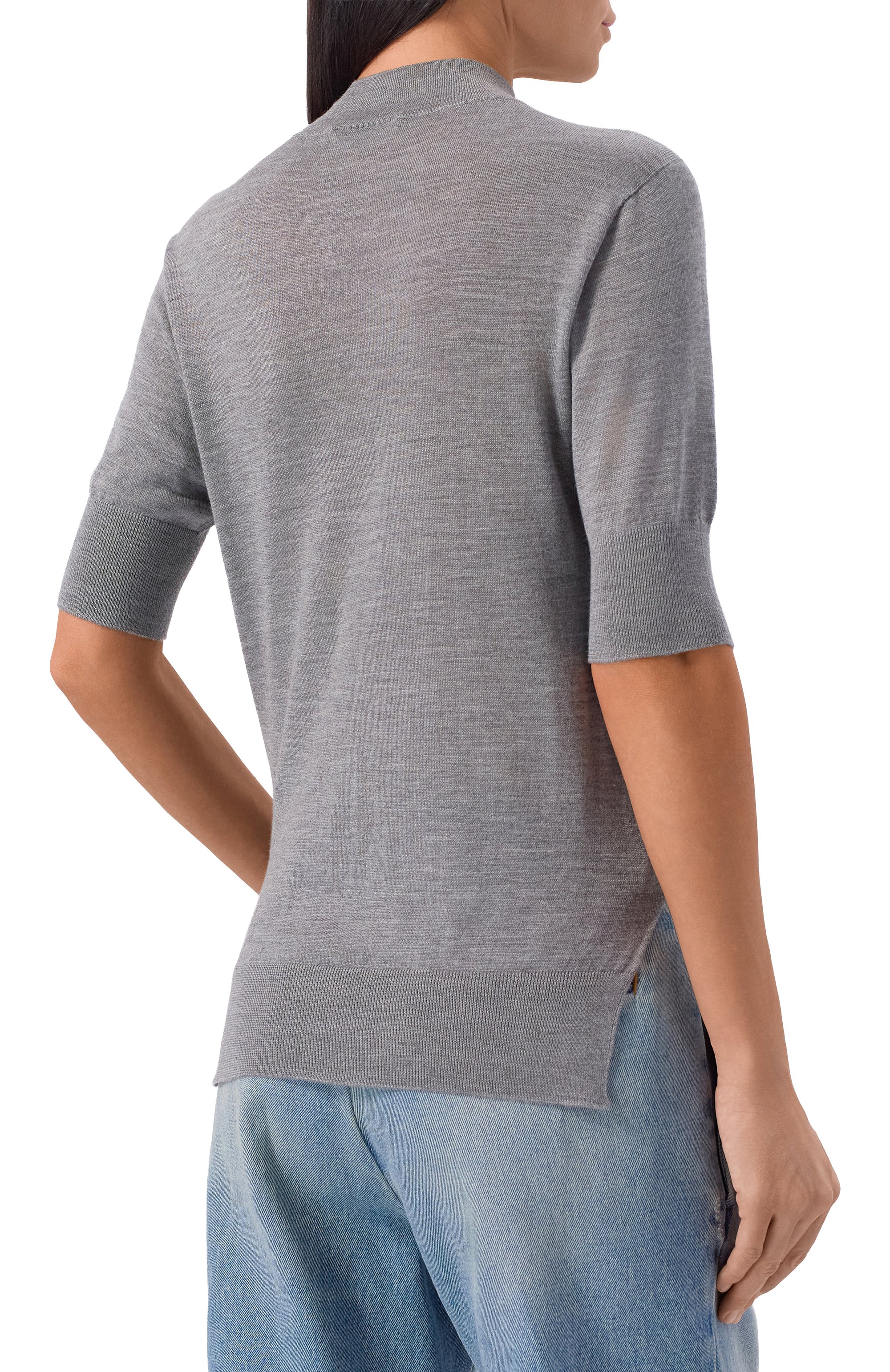 Пуловер из кашемира и шерсти JIL SANDER, арт. J01GP0004-J14501, фото 4