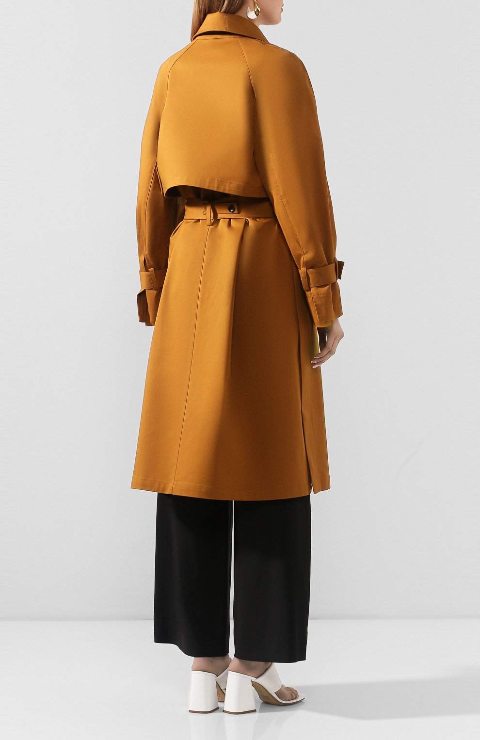 Хлопковый тренч PROENZA SCHOULER WHITE LABEL, арт. WL2021000-AC110, фото 4