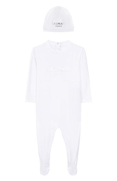 Комплект из комбинезона и шапки BALMAIN, арт. BWB50A