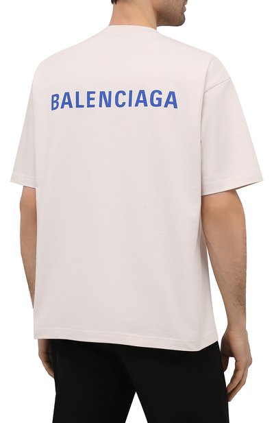 Хлопковая футболка BALENCIAGA, арт. 612966/TIVG5, фото 4