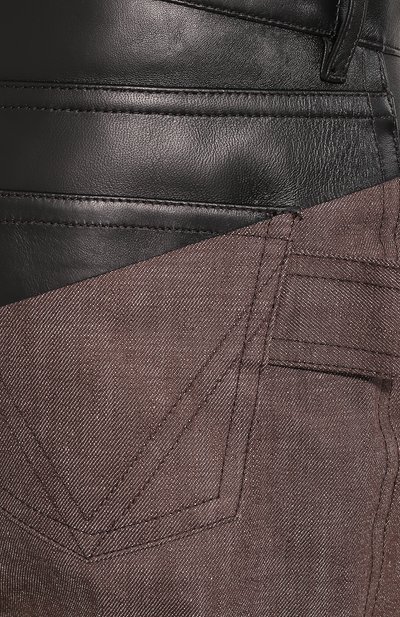 Комбинированные джинсы BOTTEGA VENETA, арт. 607913/VKLI0, фото 5