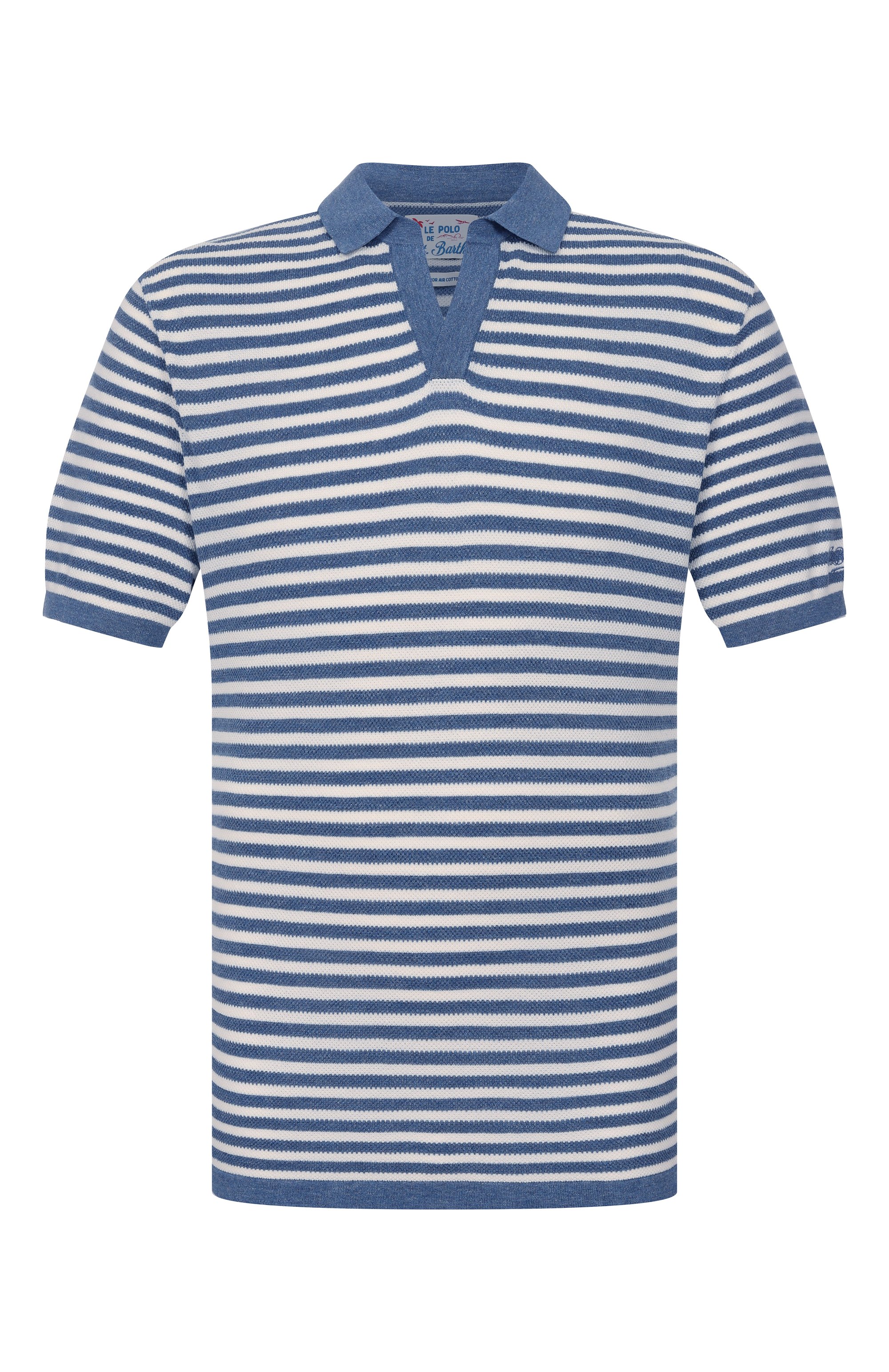 Хлопковое поло MC2 SAINT BARTH, арт. SL00010-00009L/SL0AN STRIPES C0TT0N, фото 1