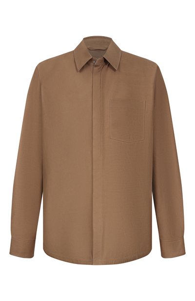 Мужская кожаная рубашка MVST, арт. M26.2PM.L030/BABYCALF