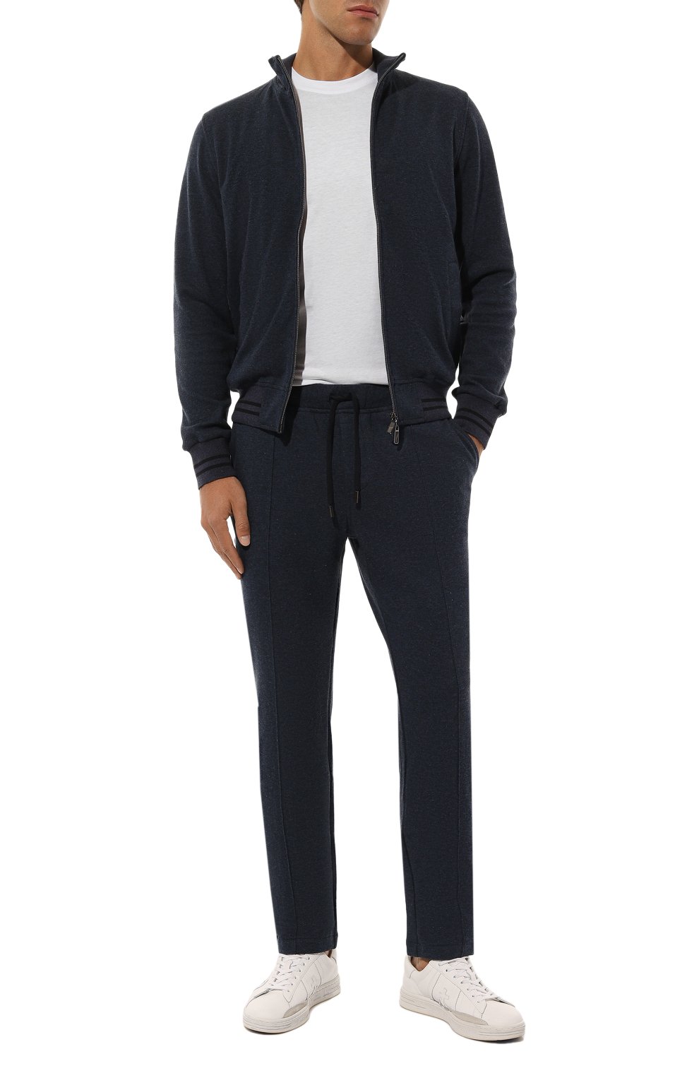 Брюки из хлопка и кашемира CAPOBIANCO, арт. 17M706.LB00., фото 2