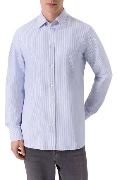 Хлопковая рубашка GOLDEN GOOSE DELUXE BRAND, арт. GMP00246.P000548, фото 3