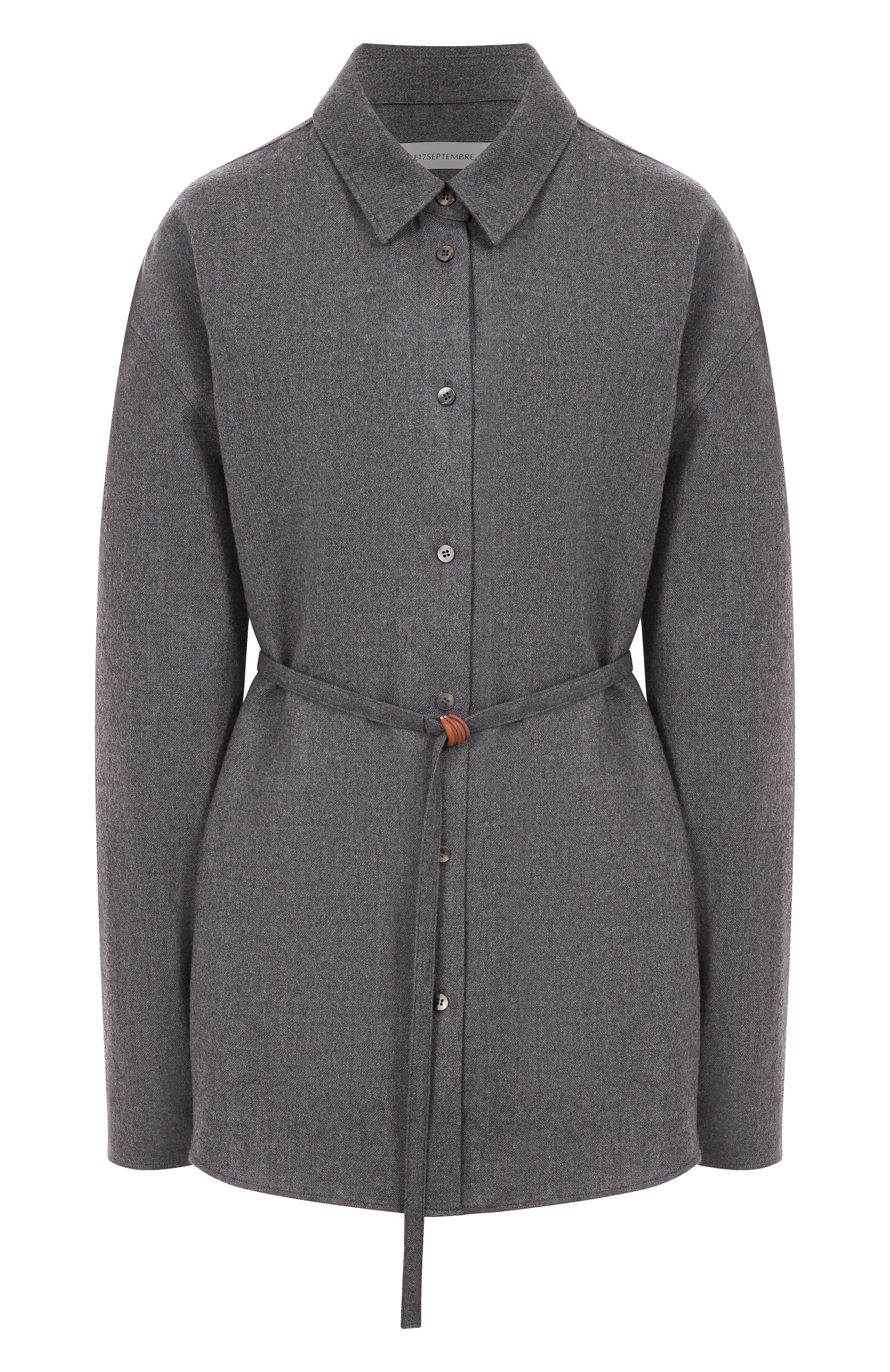 Шерстяная рубашка LE17SEPTEMBRE, арт. LS2579SH002EGR, фото 1