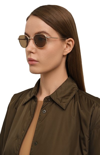Солнцезащитные очки LUNETTERIE GENERALE бежевого цвета по цене 91950 руб., арт. MIRAGE CHAMPAGNE BRN, фото 2 Солнцезащитные очки LUNETTERIE GENERALE, арт. MIRAGE CHAMPAGNE BRN, фото 2