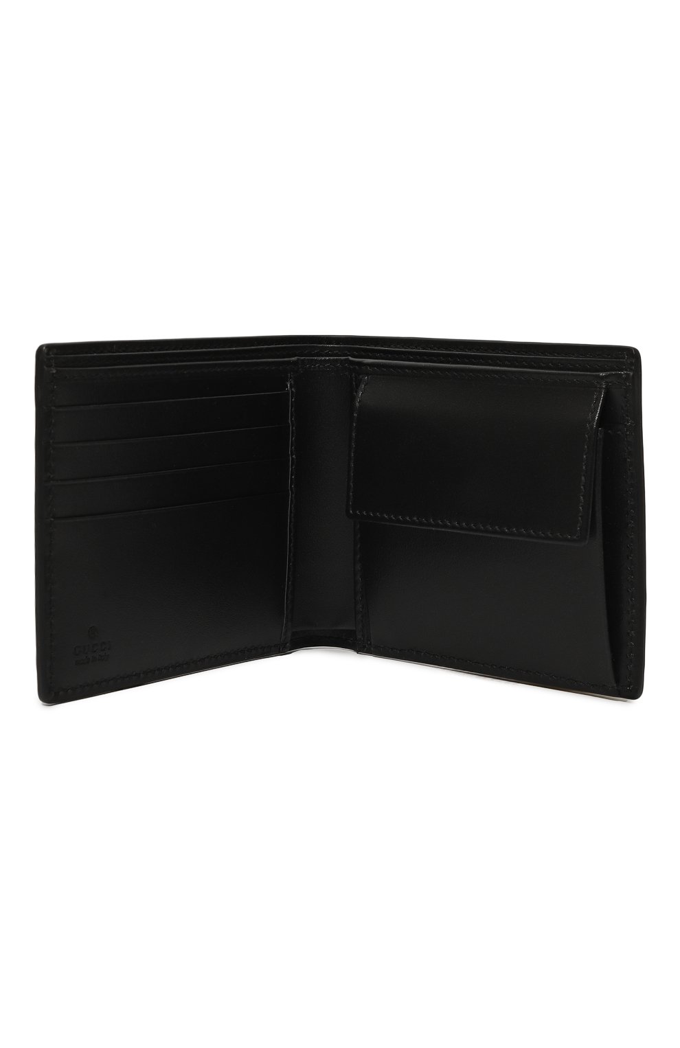 Кожаное портмоне GUCCI черного цвета по цене 62100 руб., арт. 625555/1W3AN, фото 3 Кожаное портмоне GUCCI, арт. 625555/1W3AN, фото 3