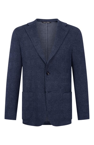 Мужской пиджак из хлопка и шерсти ANDREA CAMPAGNA, арт. BIELLA/DD106