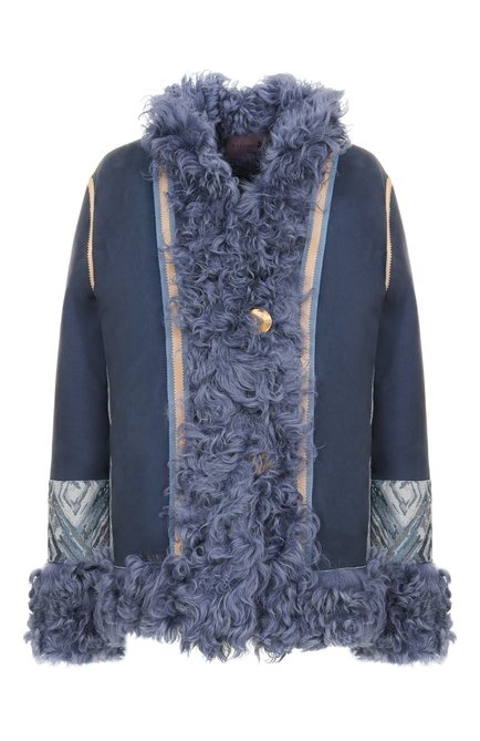 Женская дубленка из овчины MANZONI24, арт. 25A705-STCG0B