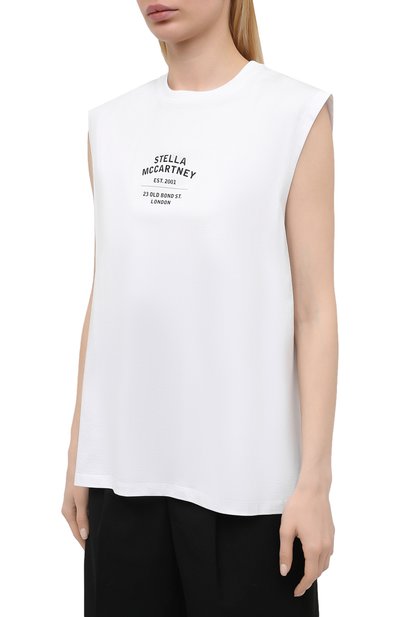 Хлопковая майка STELLA MCCARTNEY, арт. 602972/SMP88, фото 3