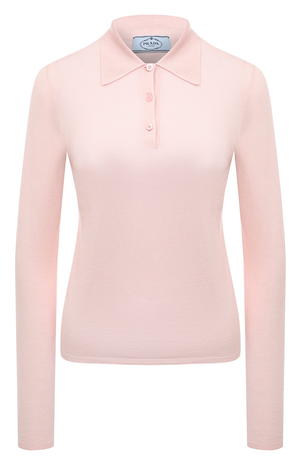 Поло из кашемира и шелка PRADA, арт. P24N1H-10G4-F0AL2-221, фото 1