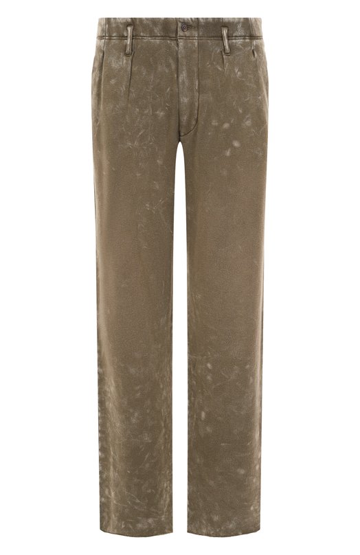 Брюки из хлопка и лиоцелла R13 R13WK326-001BT Хаки R13WK326-001BT