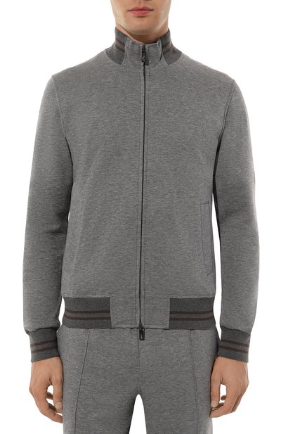 Толстовка из хлопка и кашемира CAPOBIANCO, арт. 17M457.LB00., фото 3