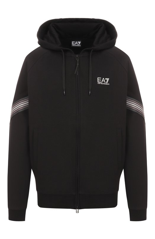 Хлопковая толстовка EA7 7M000964/AF10377 Чёрный 7M000964/AF10377