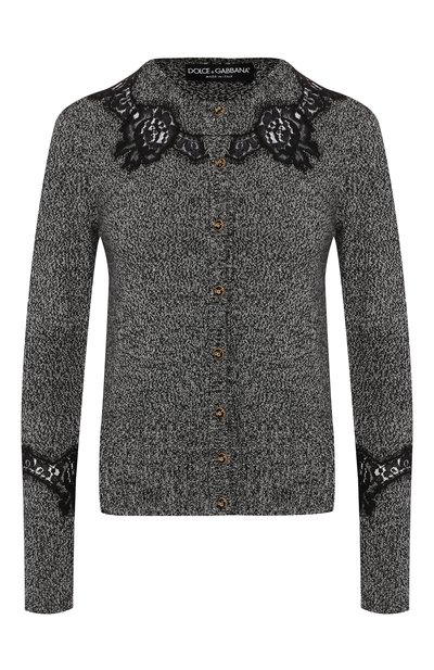 Женский кардиган из смеси кашемира и хлопка DOLCE & GABBANA, арт. FX534T/JAWQ0