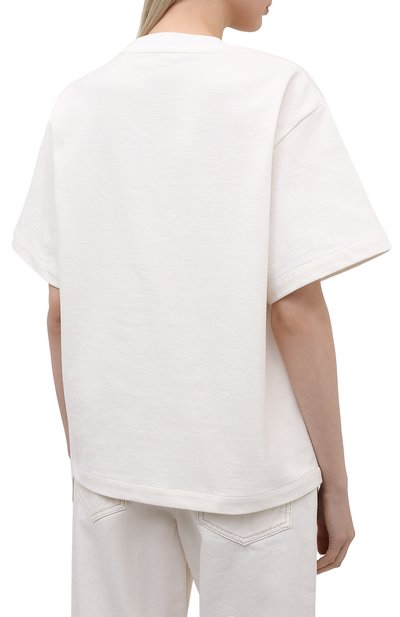 Хлопковая футболка JIL SANDER, арт. JSCT707050-WT248508, фото 4