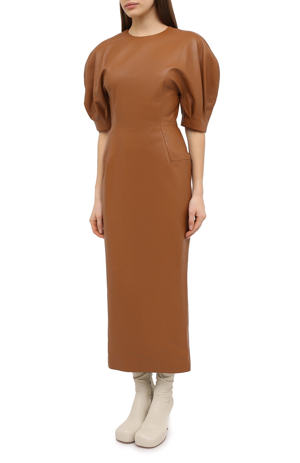 Кожаное платье GABRIELA HEARST, арт. 120411 L001, фото 3