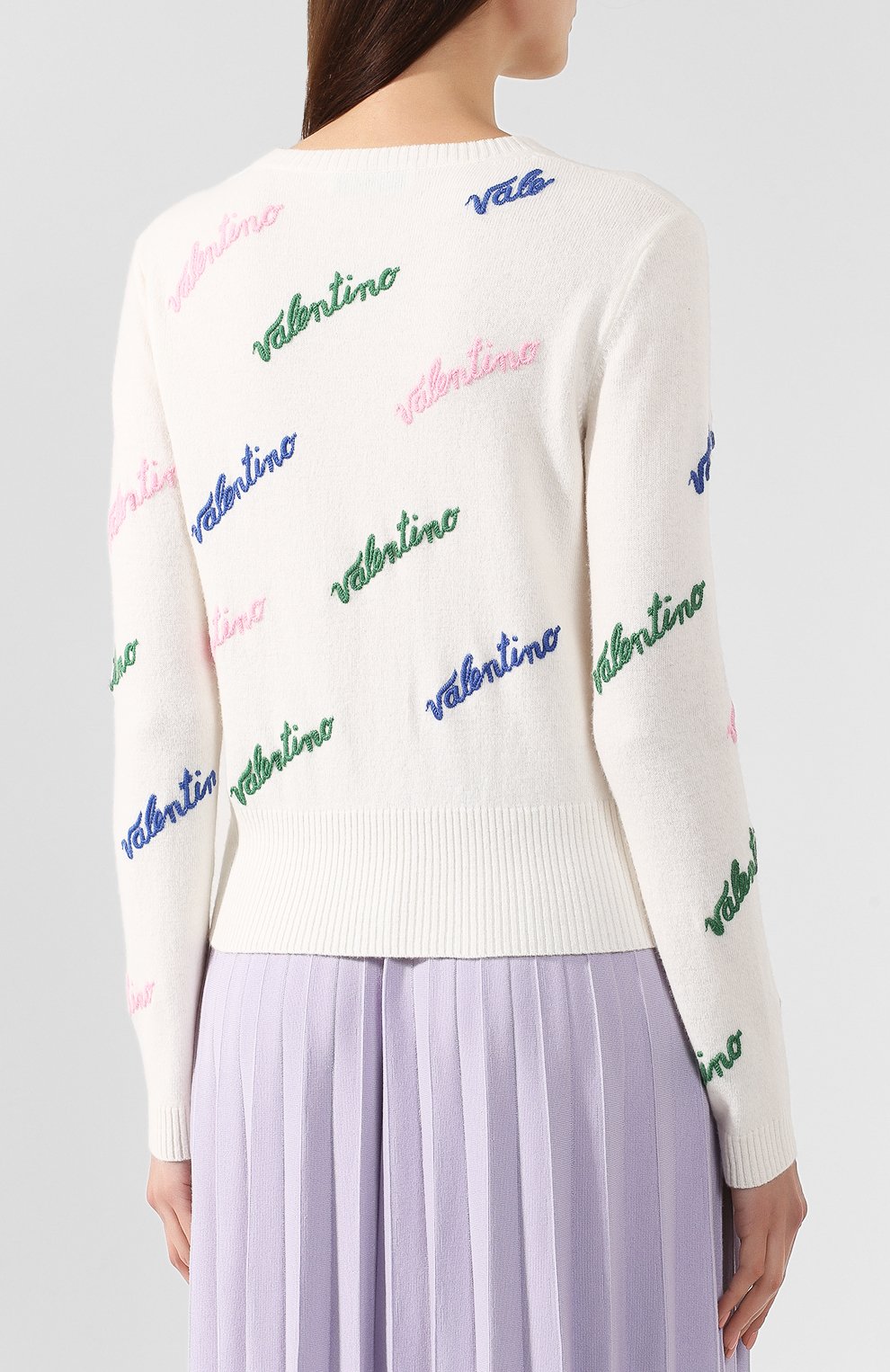 Пуловер из смеси шерсти и кашемира VALENTINO, арт. RB3KC00STXM, фото 4