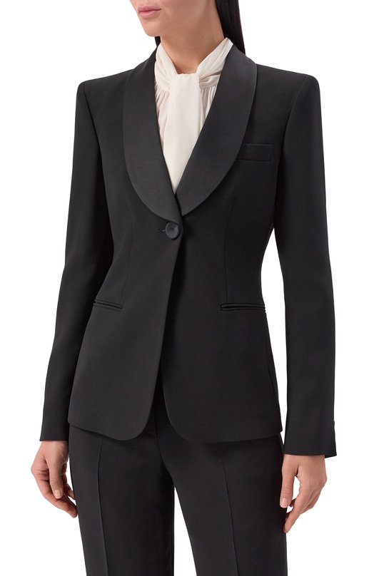 Шелковый костюм Giorgio Armani 8CHAT002/T00EV Чёрный  8CHAT002/T00EV Фото 2