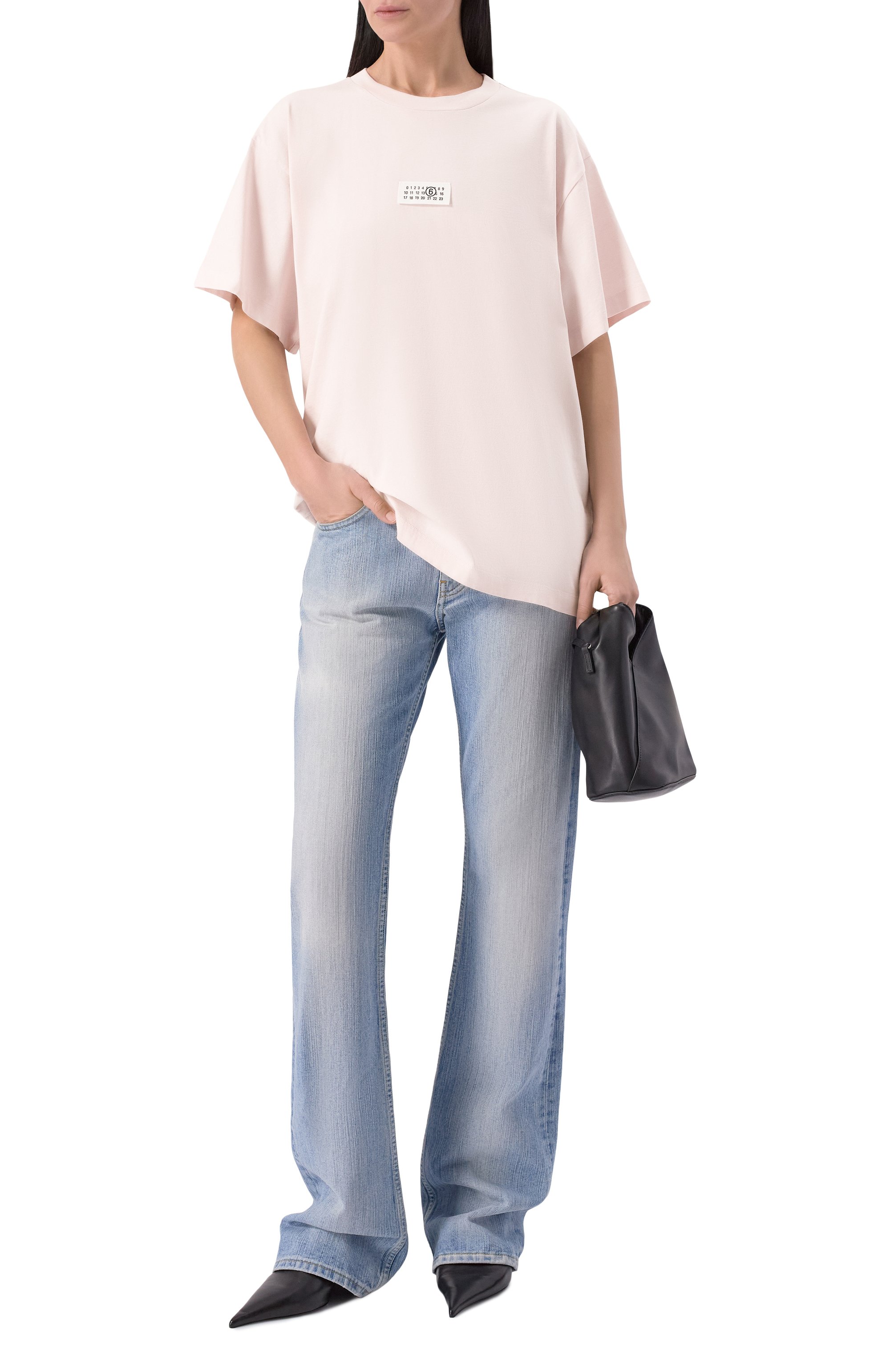 Хлопковая футболка MM6, арт. SH0GC0071/M20170_001, фото 3