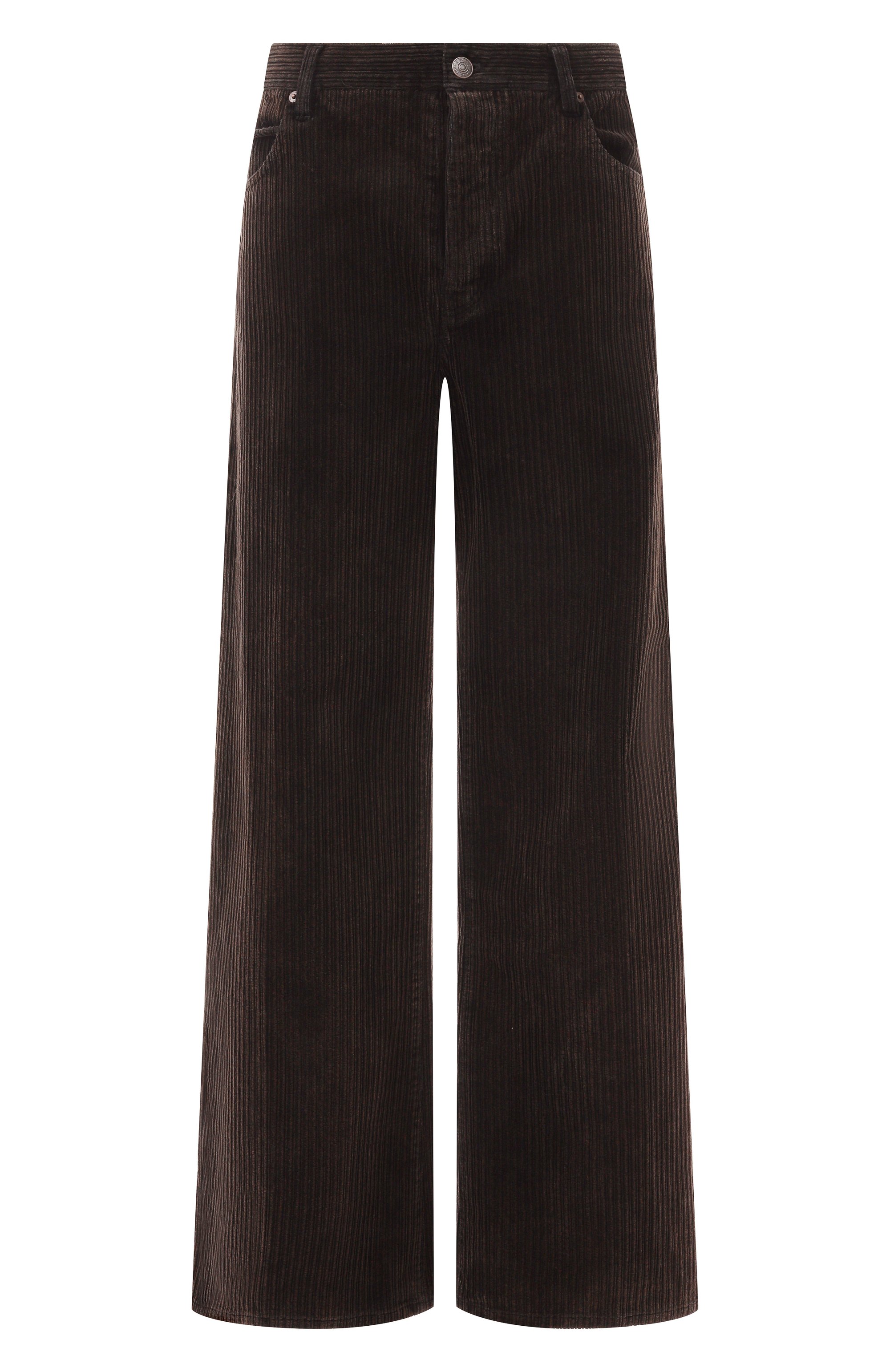 Вельветовые брюки the corduroy loose FRAME DENIM коричневого цвета по цене 111000 руб., арт. 2002200, фото 1 Вельветовые брюки the corduroy loose FRAME DENIM, арт. 2002200, фото 1