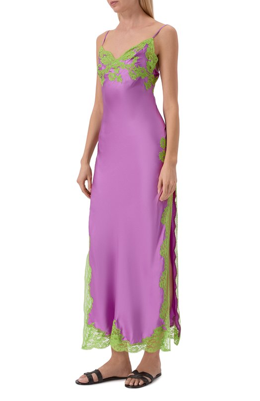 Шелковая сорочка Marjolaine 3CAM3001 Фиолетовый  3CAM3001 Фото 2