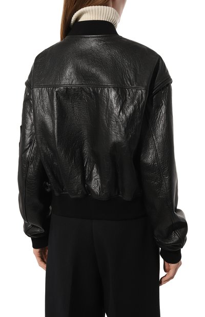 Кожаный бомбер HALFBOY, арт. HSS241WLBB084, фото 4