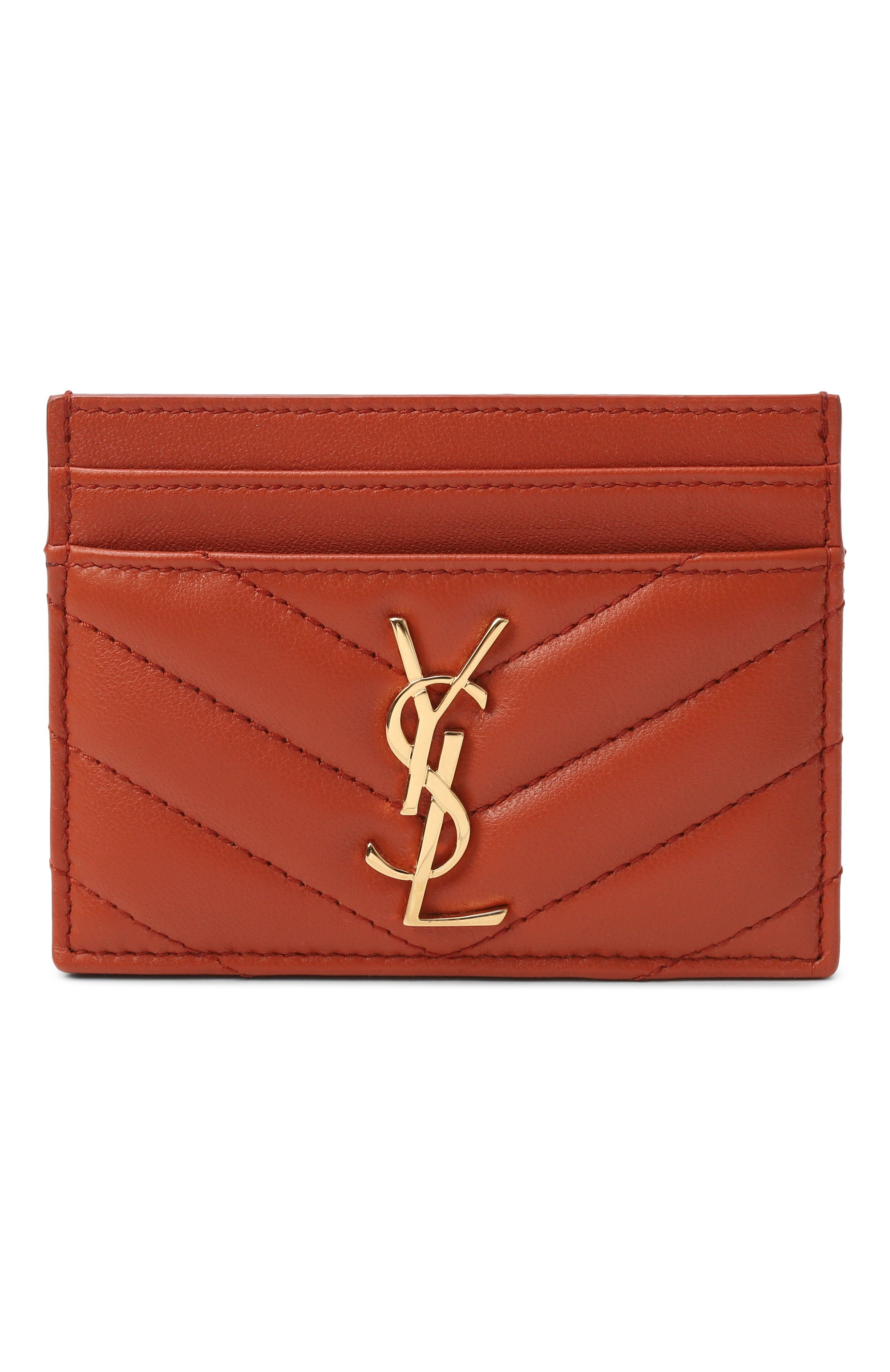 Кожаный футляр для кредитных карт SAINT LAURENT, арт. 423291/AAA44, фото 1