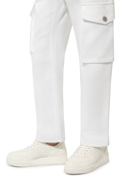 Кожаные кеды g4 GIVENCHY белого цвета по цене 65750 руб., арт. BH007W, фото 3 Кожаные кеды g4 GIVENCHY, арт. BH007W, фото 3